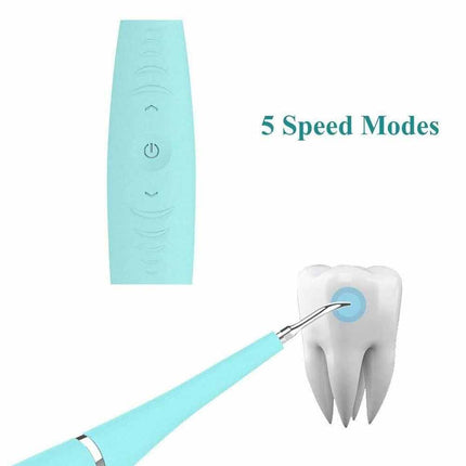 Electric Dental Scaler Tooth Stains Tool Tartar Calculus Plaque Remover Cleaner