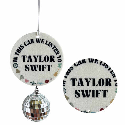 Taylor Swift Ornament Car Decor Aromatherapy Film Wardrobe Deodorizer Pendant