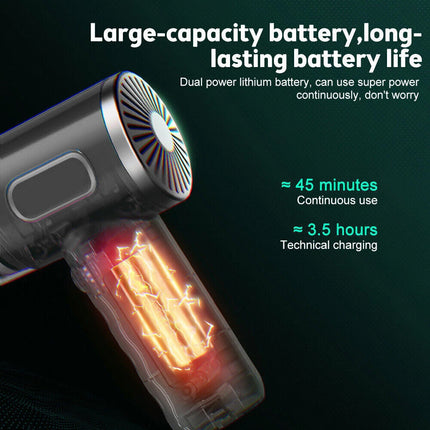 120W Cordless Handheld Vacuum Cleaner Kit Small Mini Portable Car Auto Home Wireless