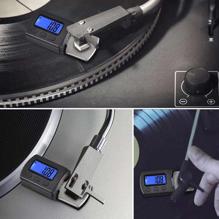 High precision Gauge Portable Scale Digital Force LCD Turntable Stylus Pressure