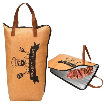 Insulated, Waterproof & Reusable Thermal BBQ Blanket for Resting Cooked Meats