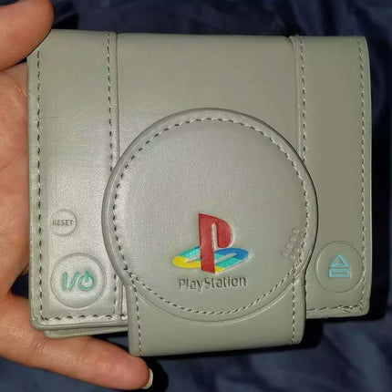 Console Shaped Double Fold Wallet Classic Gaming Style Student Wallet