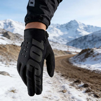 Cold Winter Warm Motocross Enduro Bike Gloves 100% New Black - Perfect Gift