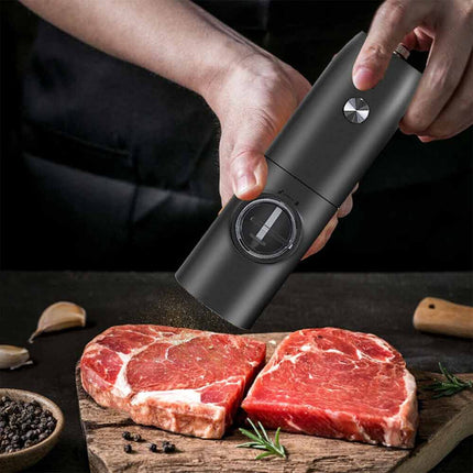 Electric Salt And Pepper Grinder Set USB Rechargeable Salt And Pepper Mill