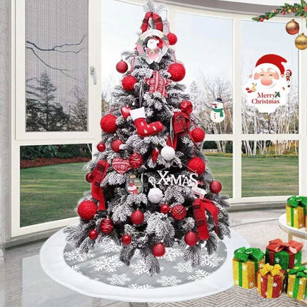 101CM Christmas Tree Skirt Base Faux Fur Xmas Floor Mat Party Ornaments Decor