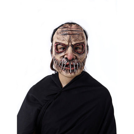 Halloween Party Big Mouth Nail Horror Mask Latex Ghost Festival Terror Mask Prop