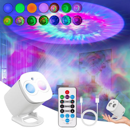 Smart Nebula Galaxy Projector LED Star Night Light - Ceiling & Wall Projection Lamp for Bedroom Decor
