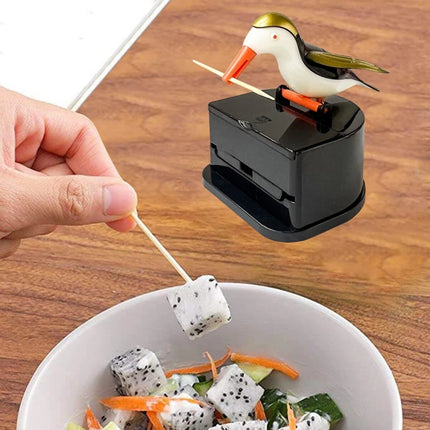 Toothpick Holder Dispenser Cute Bird Intelligent Automatic Toothpick Box Home