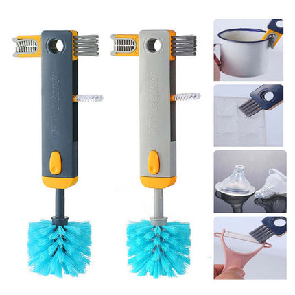 4 IN 1 Bottle Gap Cleaner Brush Cup Cleaning Brush Water Bottles Cleaning Tool
