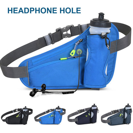 Sport Hydration Belt Bag Portable Breathable Outdoor Running Water Bottle Holder