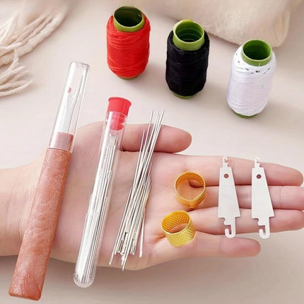 37-Piece Sewing Kit All-in-One Hand Repair Tool Set with Needles & Thread