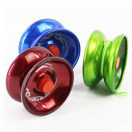 4PCS Aluminum Professional Yo-Yo Bundle Bearing Ball Kids Toy Magic YoYo