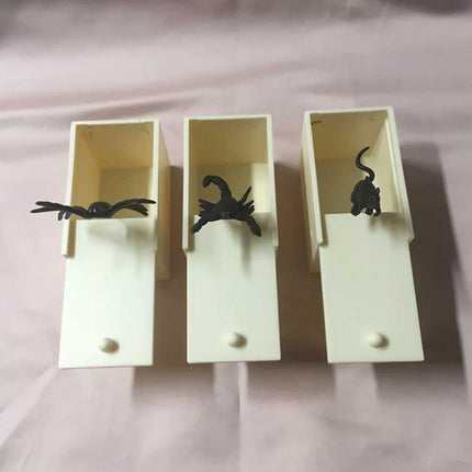 Prank Spider Scare Box Halloween Joke Toy