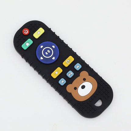 Silicone Teething Remote Control Toy Soft Chew Teether Soothing Teething Relief