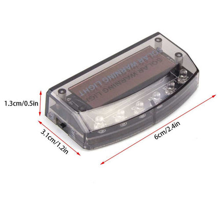 Solar LED Fake Dummy Alarm Light Car Anti-Theft Security Flashing Warning Light