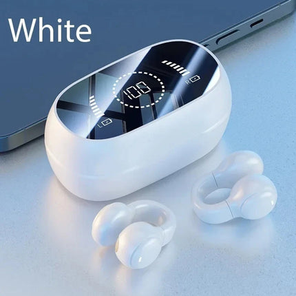 M47 Clip-On Open Ear Wireless Earbuds, Bluetooth Headset for iOS & Android