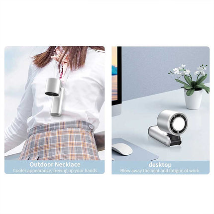 Usb Rechargeable Mini Hand-Held Fan Portable Folding Desk Fan Cooler Cooling
