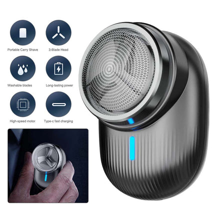 Mini Portable Electric Shaver USB Rechargeable for Men & Women, Ideal for Home & Travel