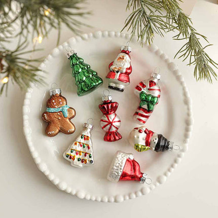 Christmas Tree Bauble Ornament Set, Assorted Hanging Xmas Baubles for Home, Party & Holiday Festive Decoration