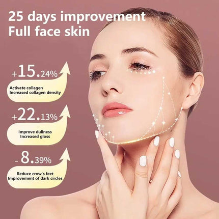 V-Face Shape Massager Skin Neck Lift Slim Double-Chin Removal LED Photon Therapy