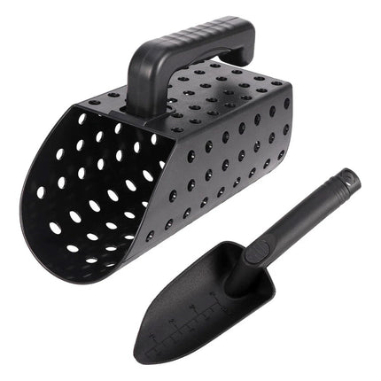 Beach Digging Filter Tool Metal Detector Sand Scoop Shovel Set Convenient Use