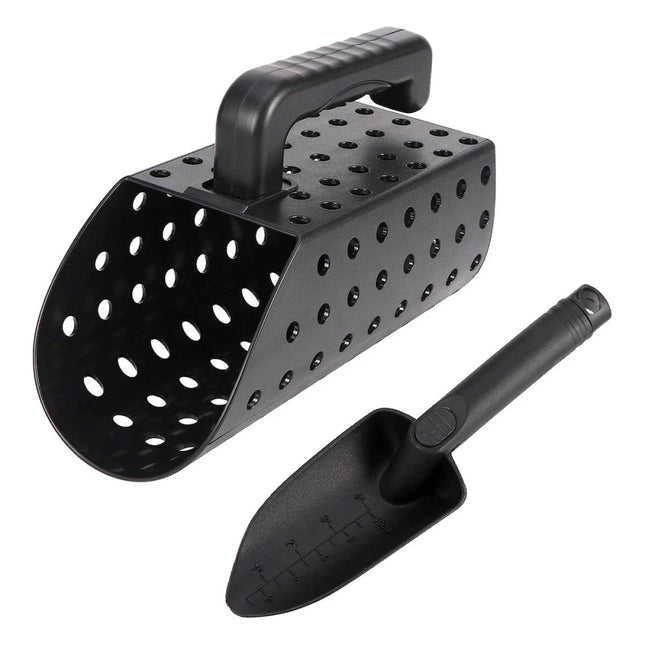Beach Digging Filter Tool Metal Detector Sand Scoop Shovel Set Convenient Use