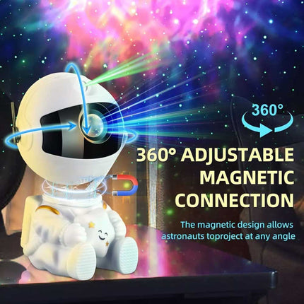 LED Astronaut & STAR Projector Light USB Starry Night Light Bedside Table Lamps