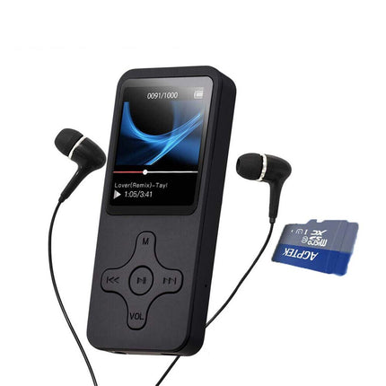 64GB MP3 MP4 Music Player 1.8" Screen Portable FM Radio Voice Recorder Gift