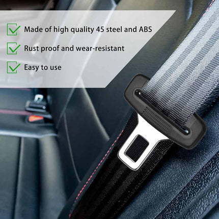 2PCS Noewmub Seat Belt Buckle for Car, Seatbelt Clips for Most Cars, 21Mm Car Seat