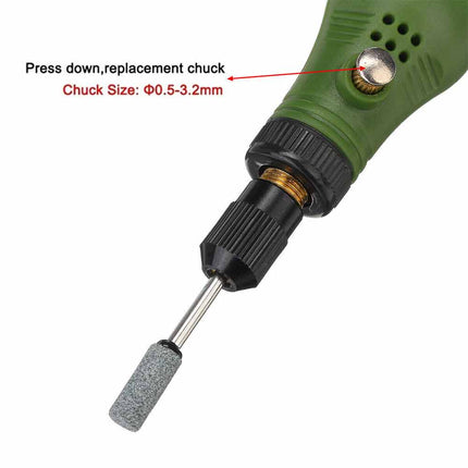 Mini Electric Grinding Pen Rotary Drill Grinder Cordless USB Engraving Tool Kit