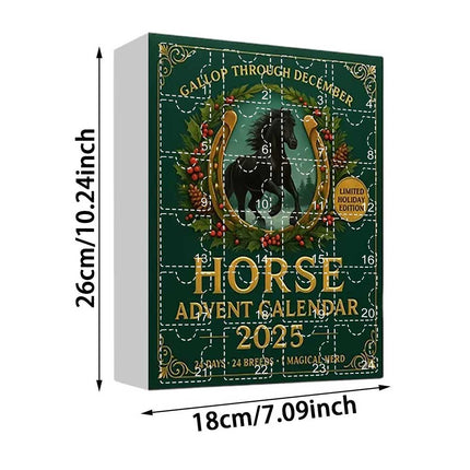 2025 Horse Advent Calendar – Gallop Through December with 24 Horse Pendants