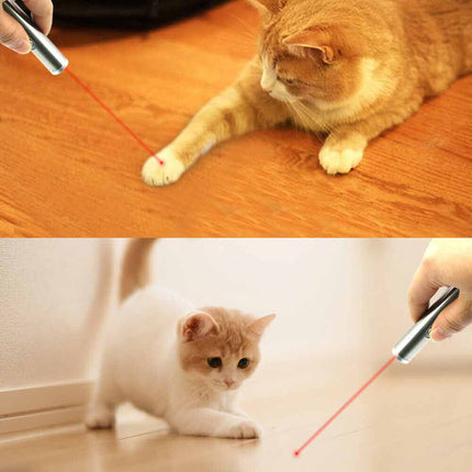 6PCS Mini Cat Dog Pet Toy Red Laser Light LED Pointer Pen Lazer Interactive Training