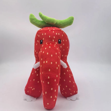 Strawberry Elephant Cute Plush Toy – Ultra-Soft Stuffed Doll, Sweet Gift for Daily Companion