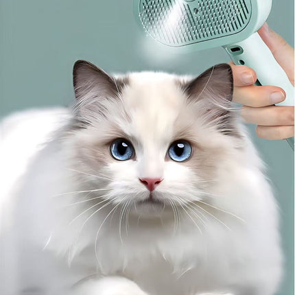 Pet Water Spray Grooming Brush, Anti‑Shedding Pin Comb for Dogs & Cats
