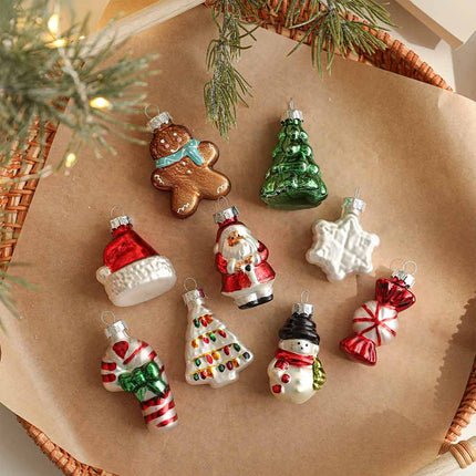 Christmas Tree Bauble Ornament Set, Assorted Hanging Xmas Baubles for Home, Party & Holiday Festive Decoration