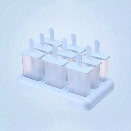 9 Cell Frozen Ice Cream Diy Pop Mold Popsicle Maker Lolly Mould Tray Pan
