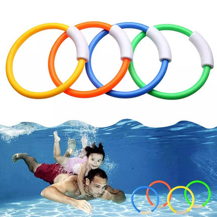 19pcs Kids Underwater Diving Toys Dive Ring and Seaweeds Swimming Pool Toy Game