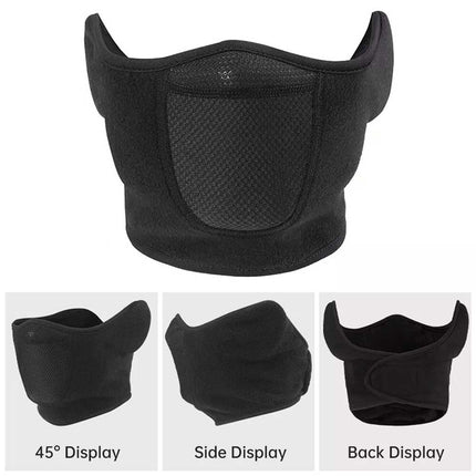 Winter Windproof Half Face Mask Ear Warmer Cold Weather Ski Motorcycle Riding
