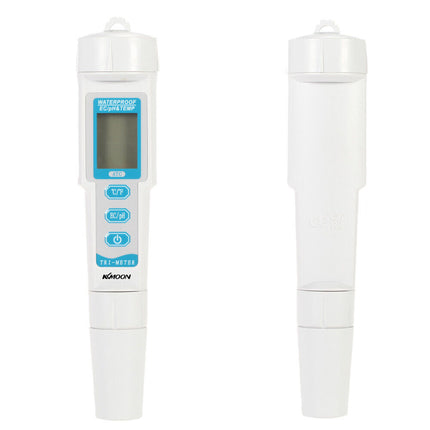 3 in 1 Water Quality Tester Monitor Pen Type pH & EC & TEMP Meter Acidometer AU