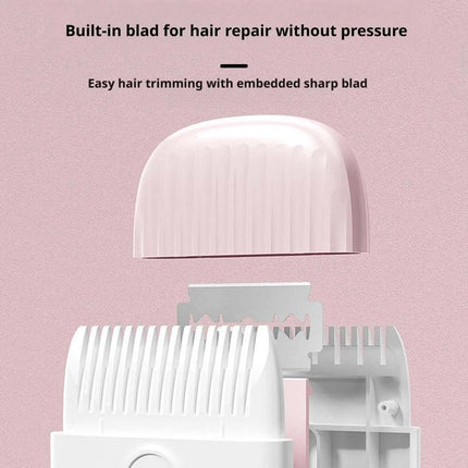 2 In 1 Hair Cutting & Styling Comb, Bangs Trimming & Broken Hair Finishing Tool for Home Grooming