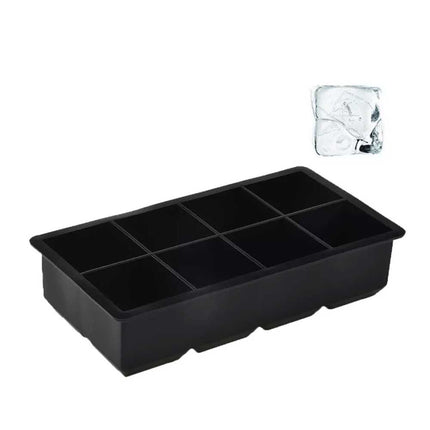 8 Grid Large Ice Ball Maker Whiskey Mould Big Mold Sphere Round Silicone Ice Cube Tray
