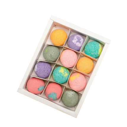 12pcs Herbal EssentialOil Foot Bath Pill Sleep Aid Rotating Effervescent Instant