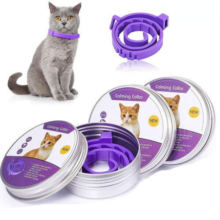 3 Pack Calming Collar for Cats, Cat Calming Collars, Natural Lavender Pheromone