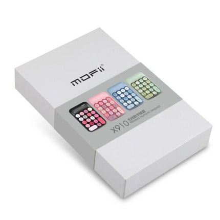 18 Keys Portable Wireless Numeric Keypad, Retro Round Keycap Number Pad