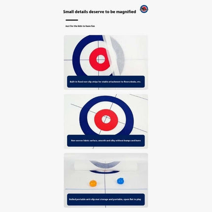 Funny Tabletop Mini Curling Game Indoor Sports Game for Adults
