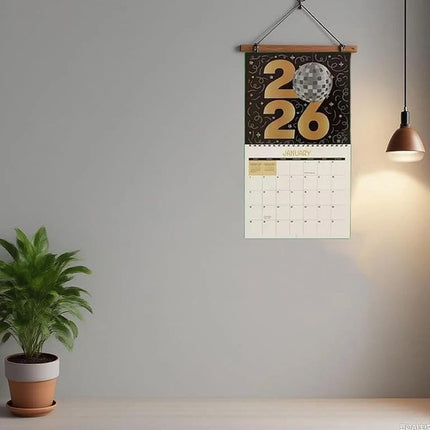 2026 Wall Calendar Diamond Painting Kit - DIY Diamond Art Calendar with 12-Month