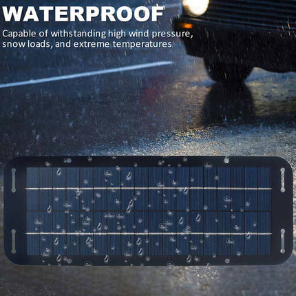 12V 30W Solar Panel Trickle Car Battery Charger Power Portable Waterproof Boat