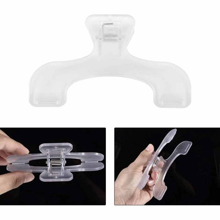 5pcs Book Page Holder Clip Clear Page Holder For Reading Binder Clip Book Opener