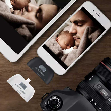 4-in-1 USB SD TF Card Memory Card Reader OTG Adapter For iPhone 14 13 12 11 iPad
