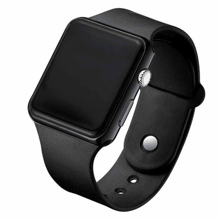 LED Digital Sports Watch for Men Women Boys Girls Kids Unisex Black Wrist Watch